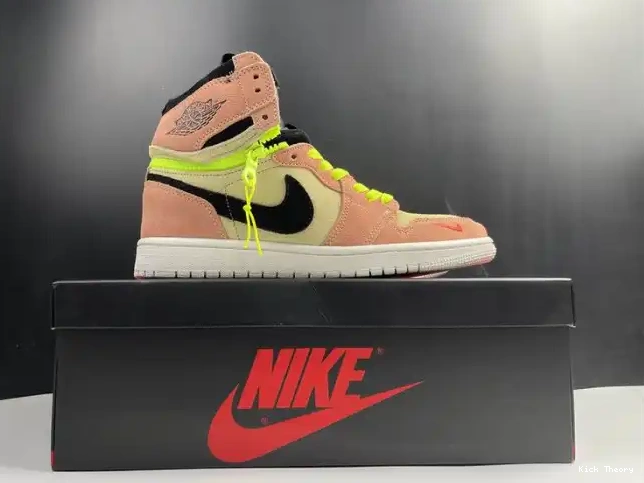 Kicktheory 1 High Switch Jordan Air CW6576-800 Peach 0508